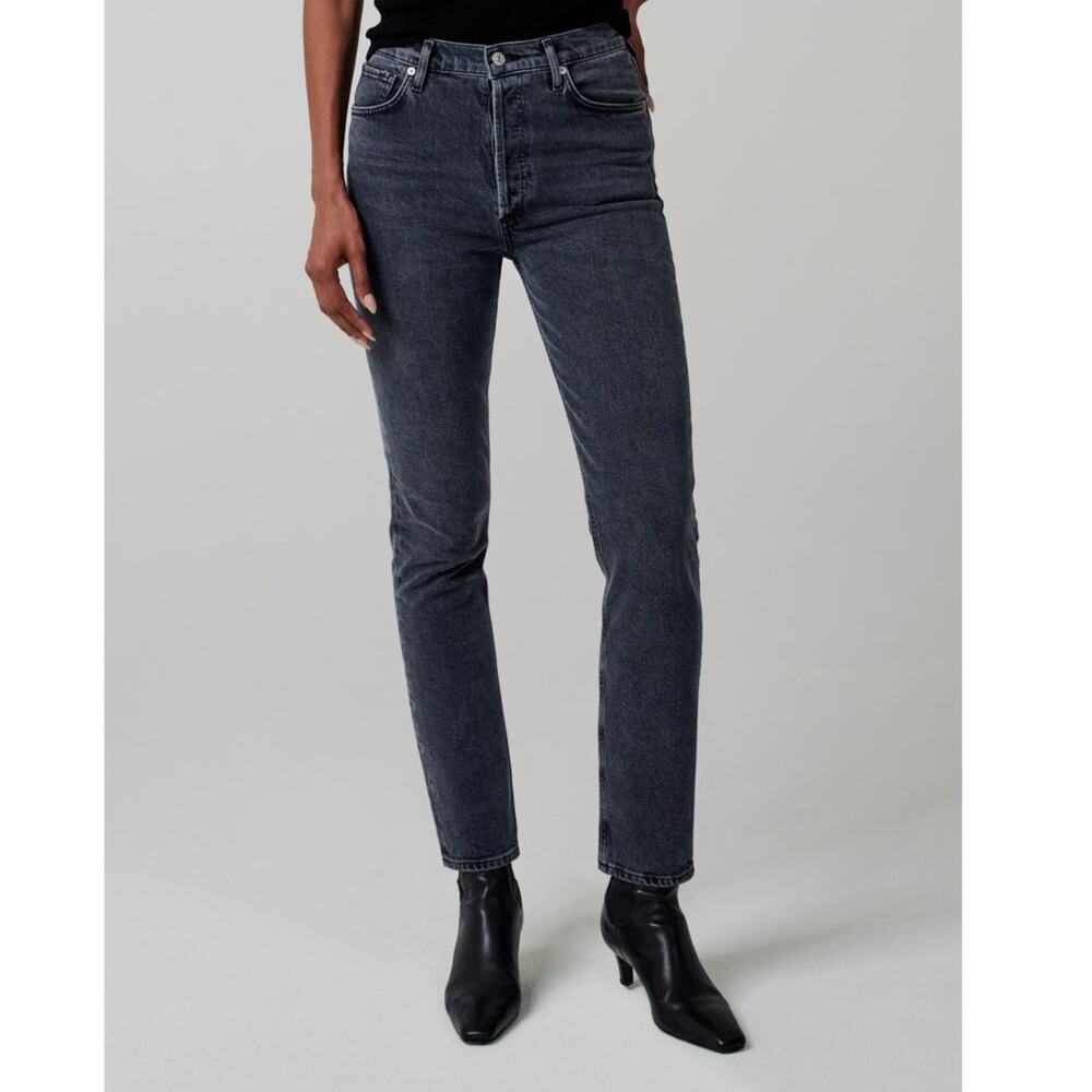 Citizens Of Humanity Whisper Charlotte 90s Inspired High Rise Straight Fit Jeans